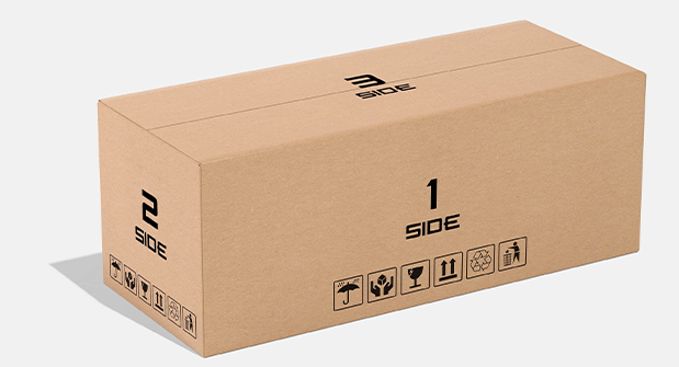 Printed code on carton box